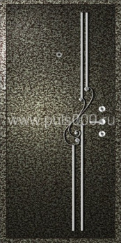 Входные металлические двери с ковкой и порошковым напылением KV-763, цена 43 407  руб.